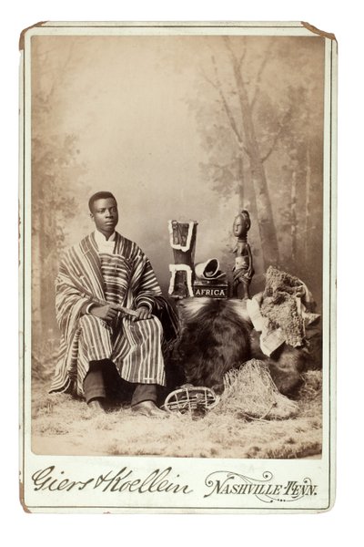 Momolu Massaquoi, Nashville, USA, c.1890 by Giers and Koellein